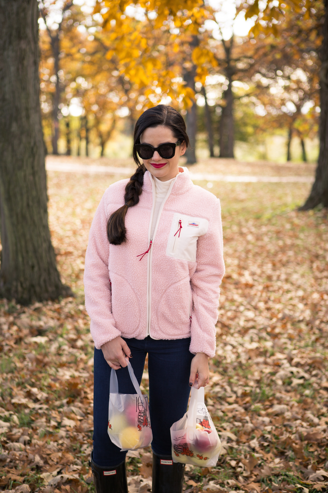 pink penfield fleece